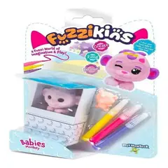 FUZZIKINS - Bebé Mono Figurita Lavable Para Pintar Y Decorar