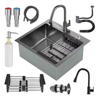 Lavaplatos De Cocina Empotrable 55x45cm Con Accesorios