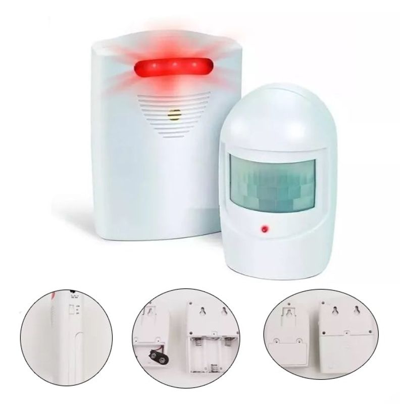 KUANGYE - Sensor Movimiento Entrada A Local Casa Sonido Alarma Aviso