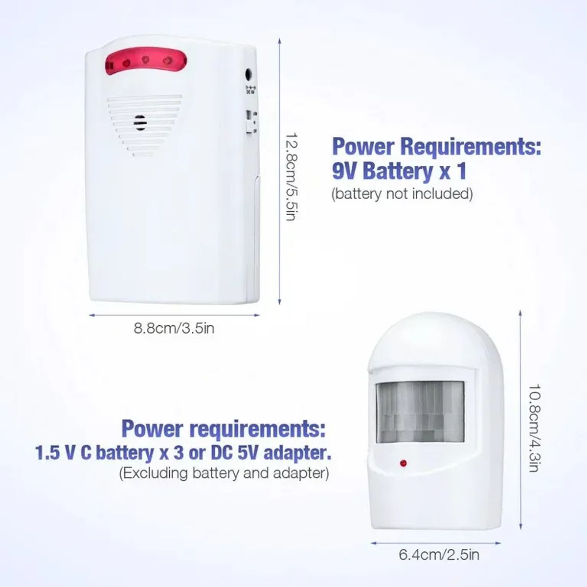 KUANGYE - Sensor Movimiento Entrada A Local Casa Sonido Alarma Aviso