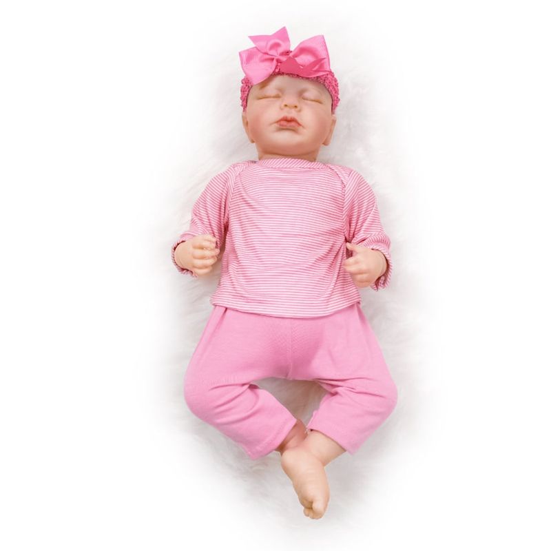 LIANYUN - Muñeca bebe reborn vinilo de silicona juguetes para 49cm