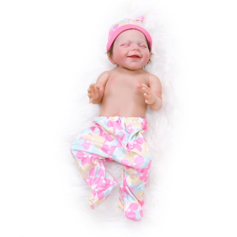 LIANYUN - Muñeca bebe reborn vinilo de silicona juguetes para 48cm
