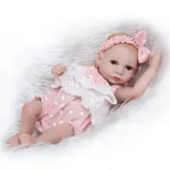 LIANYUN - Muñeca bebe reborn vinilo de silicona juguetes para 26cm