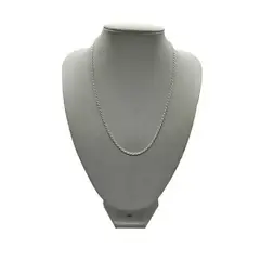 GENERICO - Collar Turbillon Delgado 50 Cm Plata Italiana 925 - Cadena Hombre