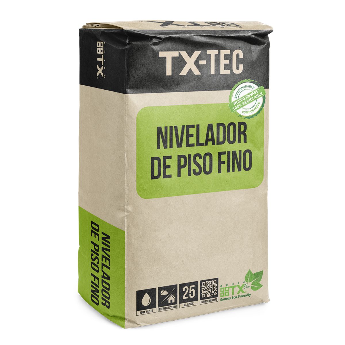 TX - TX NIVELADOR PISO FINO - Mezcla para nivelacion 25Kg