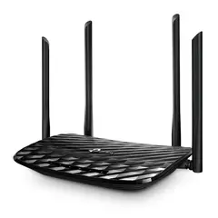 TP LINK - Router TP-Link ArcherC6 Inalámbrico AC1200 MU-MIMO Gigabit - Negro