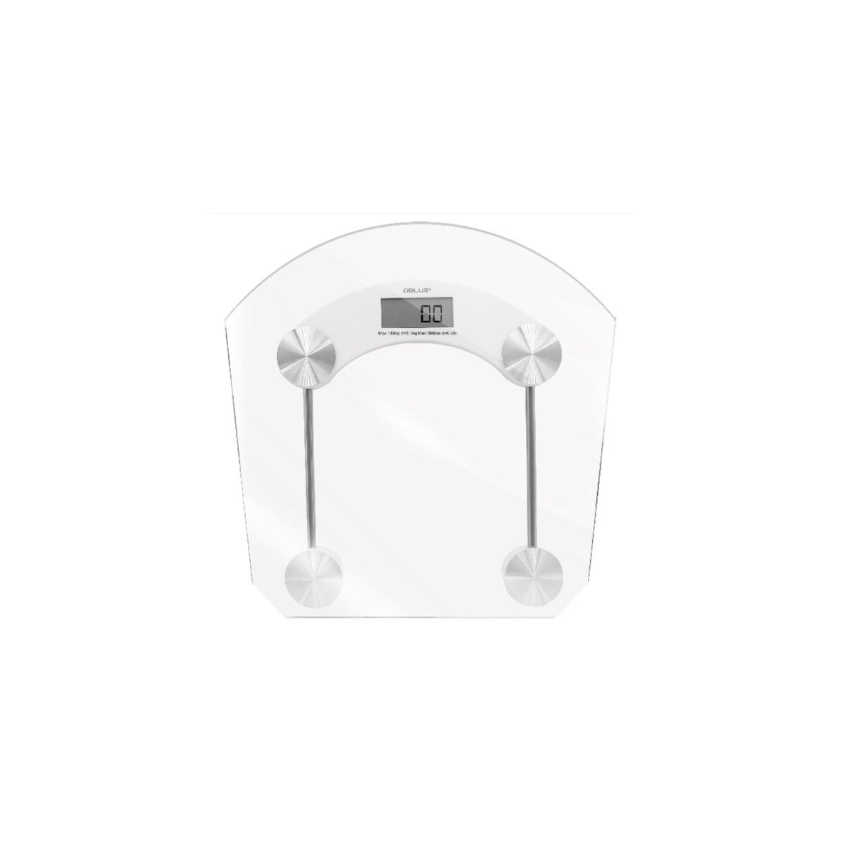 DBLUE - Pesa Digital De Baño Material Vidrio Templado 180kg - SC