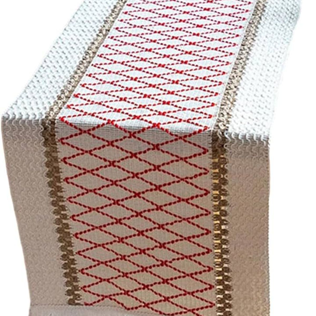 OEM - Mantel Camino De Mesa Rectangular Yute Malla 180x30cm