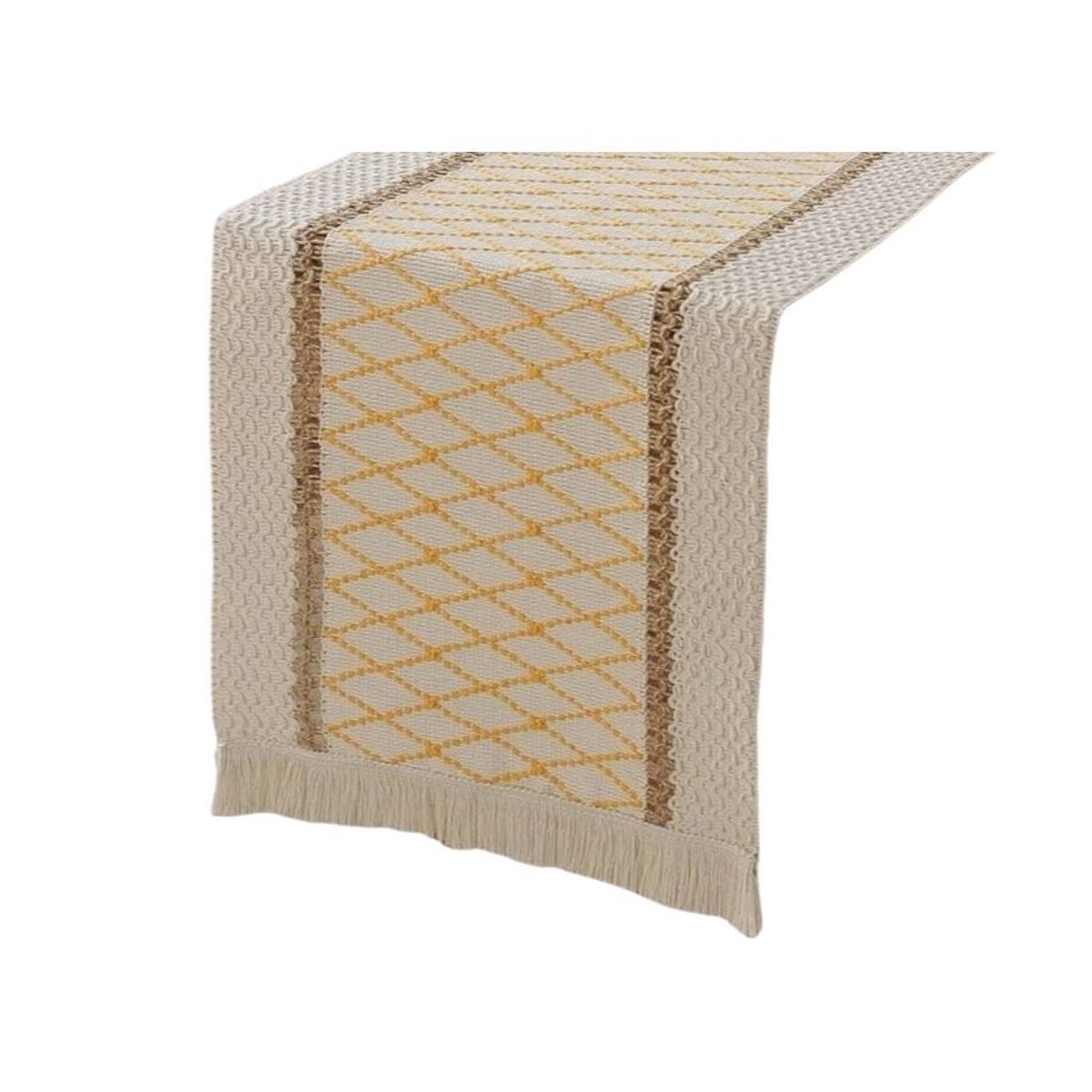 OEM - Mantel Camino De Mesa Rectangular Yute Malla 180x30cm