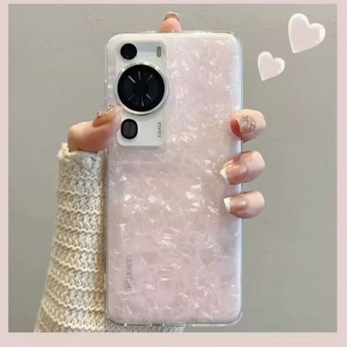 GENERICO - Carcasa Celular Huawei P60 Pro Funda Tpu Resistente Elegante Rosado