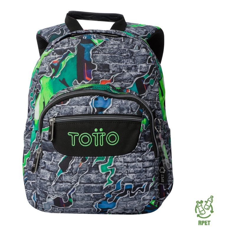 TOTTO - Totto Mochila Notebook Escolar Niño Impermeable TEM242