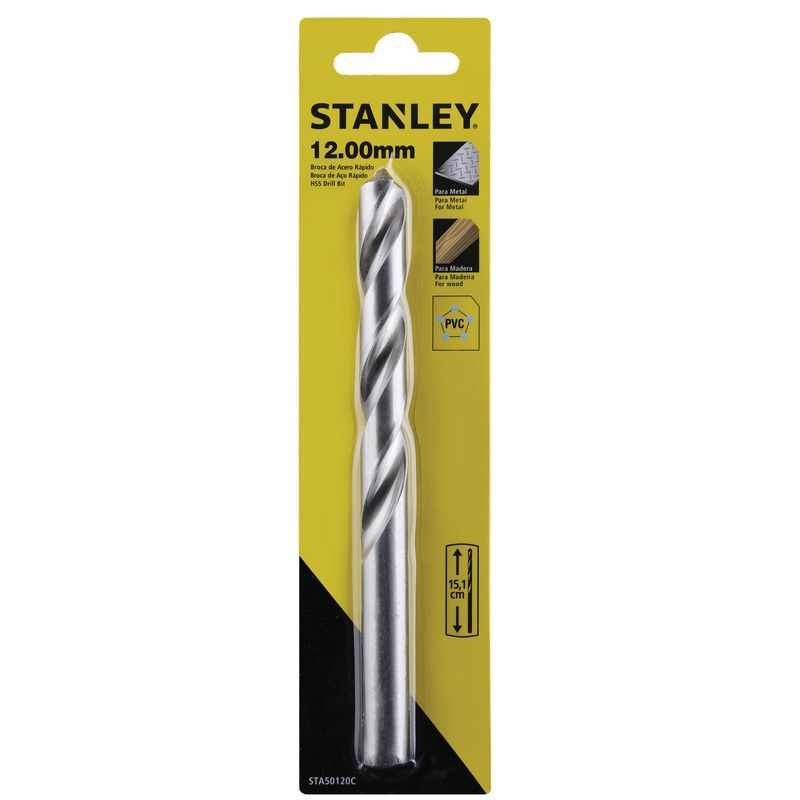 STANLEY - Brocas para metalmadera diámetro 12mm Stanley STA50120C
