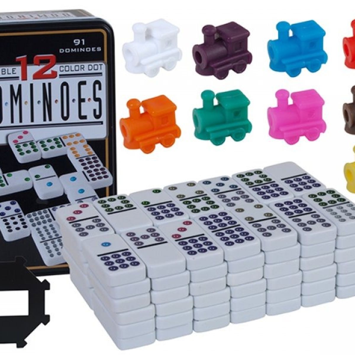 DOMINO - Domino Chancho 12 + Tren Mexicano + Reglas En Español