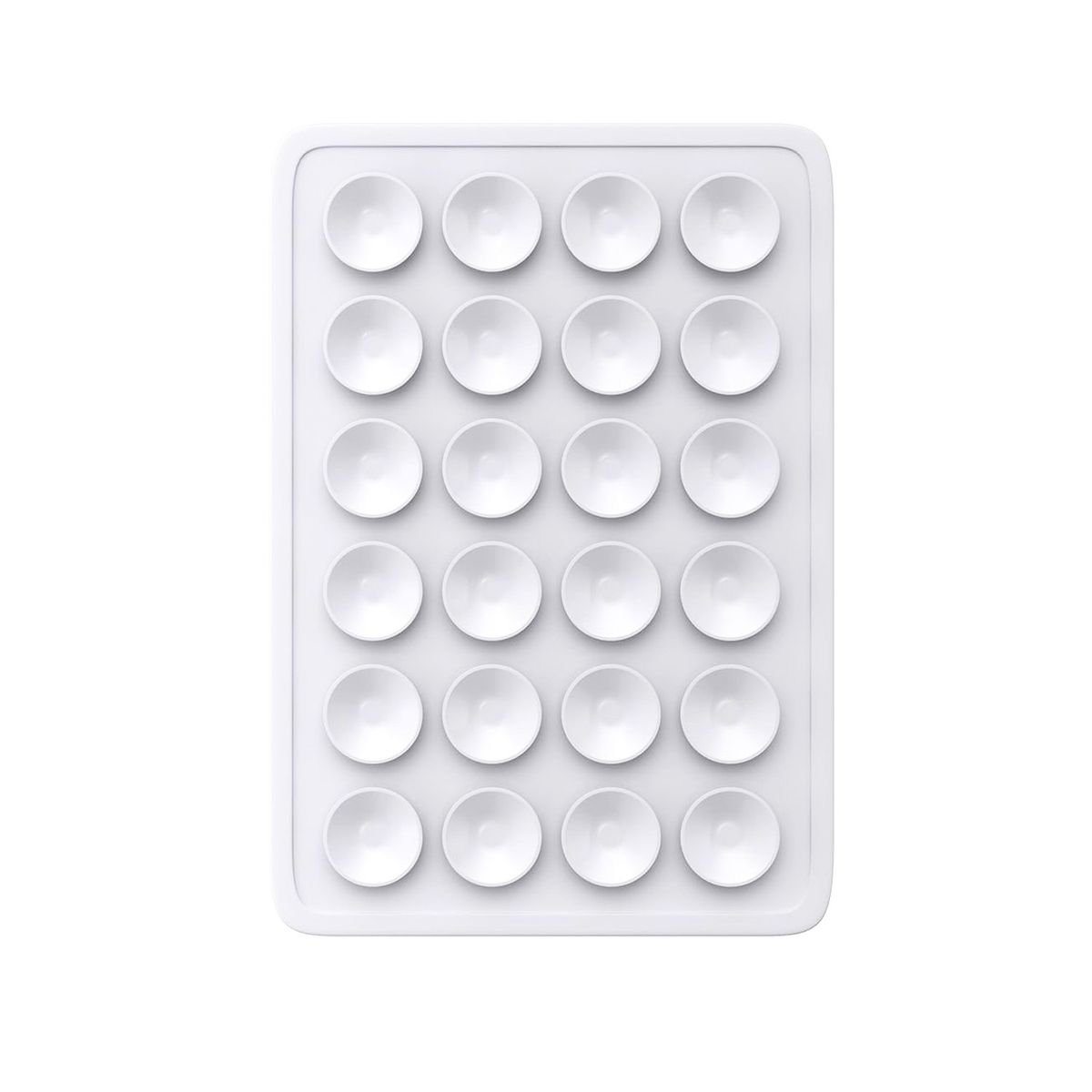 CELLBOX - Soporte de Silicona Ventosa para Carcasa Celular - Blanco