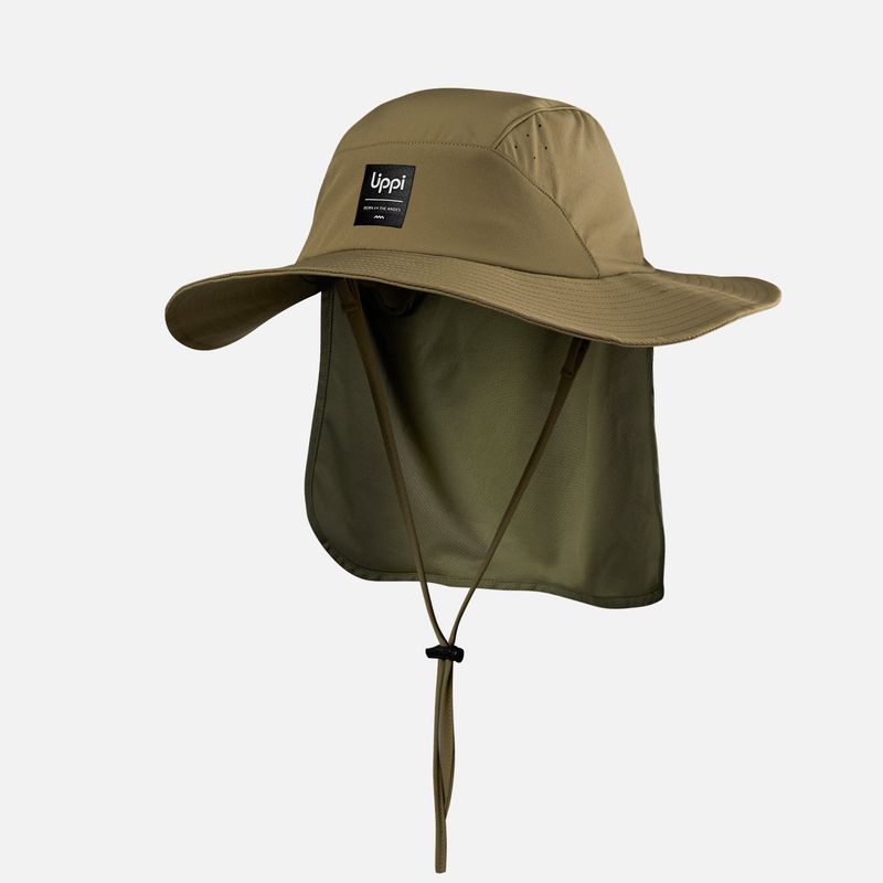 LIPPI - Sombrero Detachable Quepi Hat Oliva Lippi