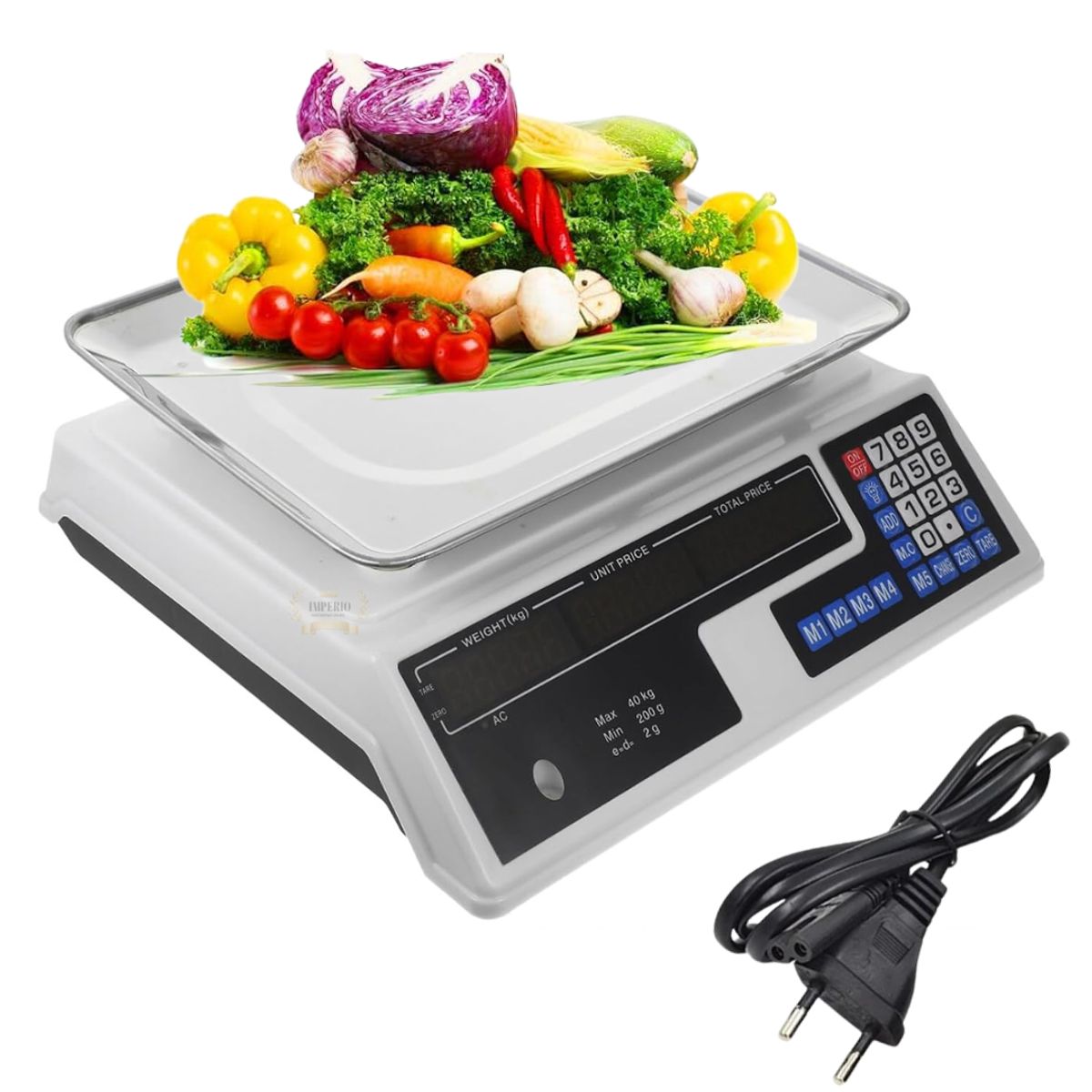 GENERICO - Balanza Pesa Digital 40kg Sobremesa