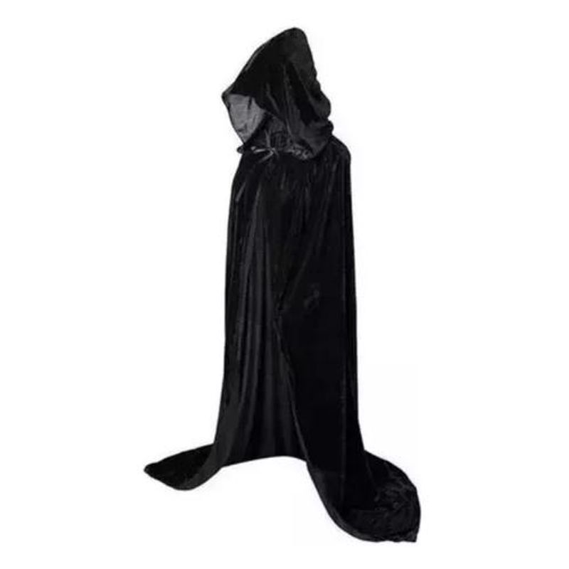 GENERICO - Capa con capucha para Halloween  unisex  Noche de Brujas