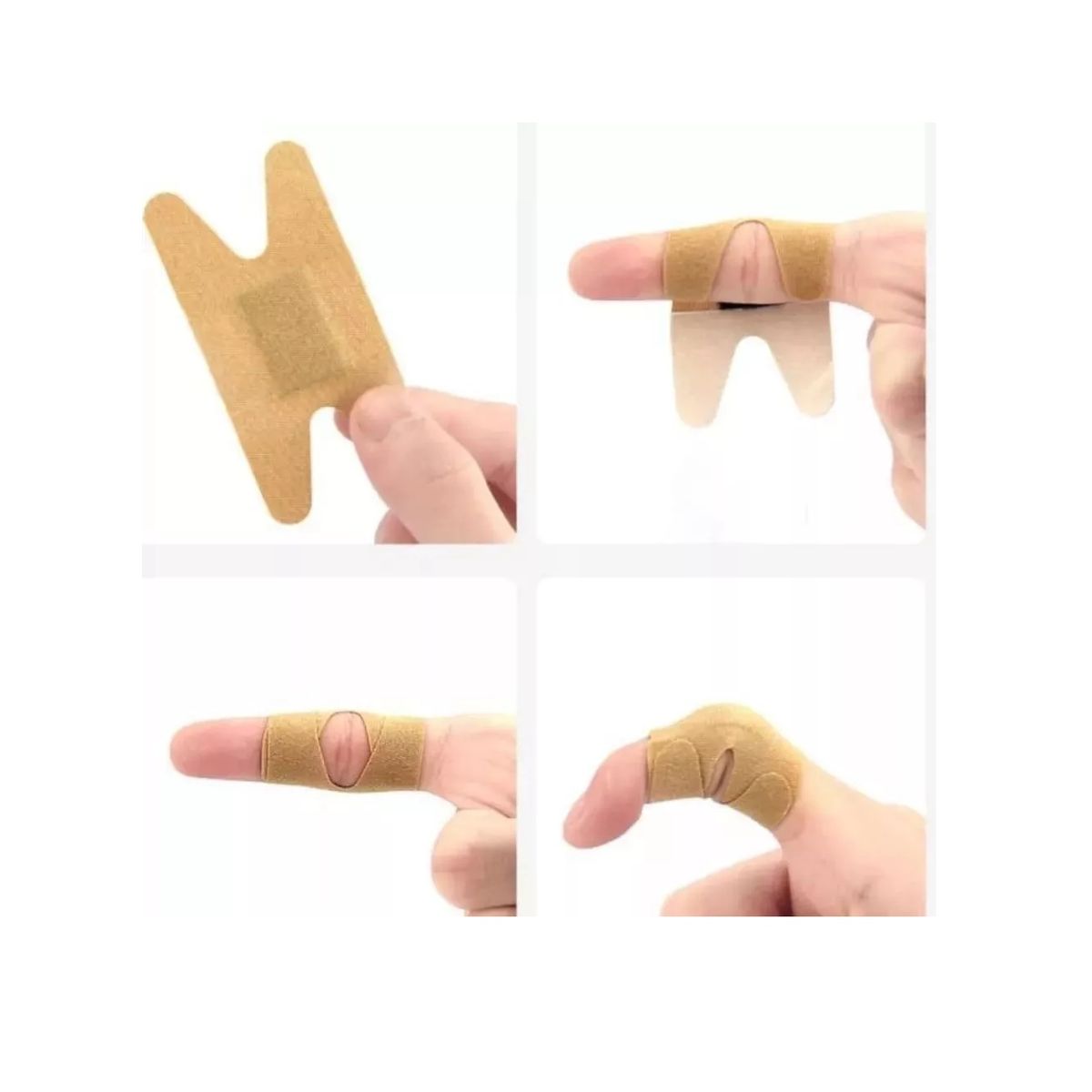 GENERICO - Parche Curita Para Dedos Nudillos Y Yemas Caja X 12 Unidades