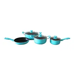 KEEP - Bateria Cocina 7 Piezas Titanium Pro 4 Colores Premium Color Menta