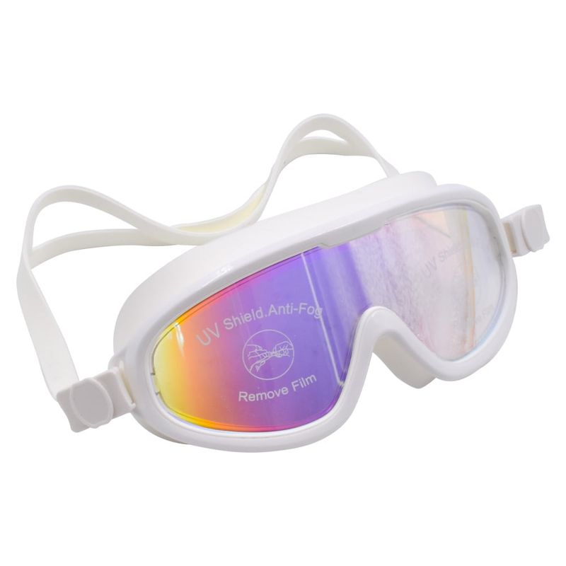 PHOENIX - Lentes de natación para adulto UV Shield antifog blanco