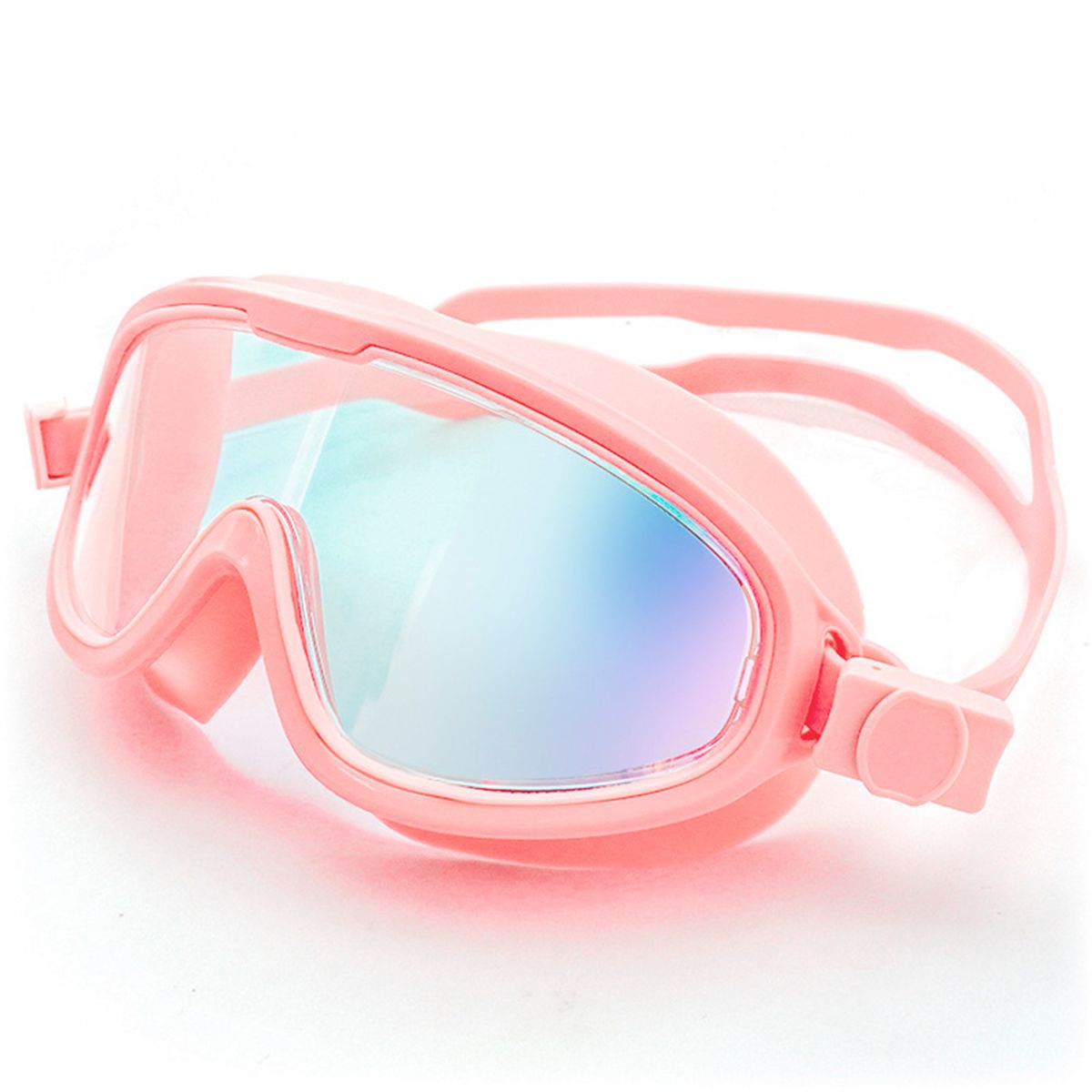 PHOENIX - Lentes de natación para adultos UV Shield antifog salmón