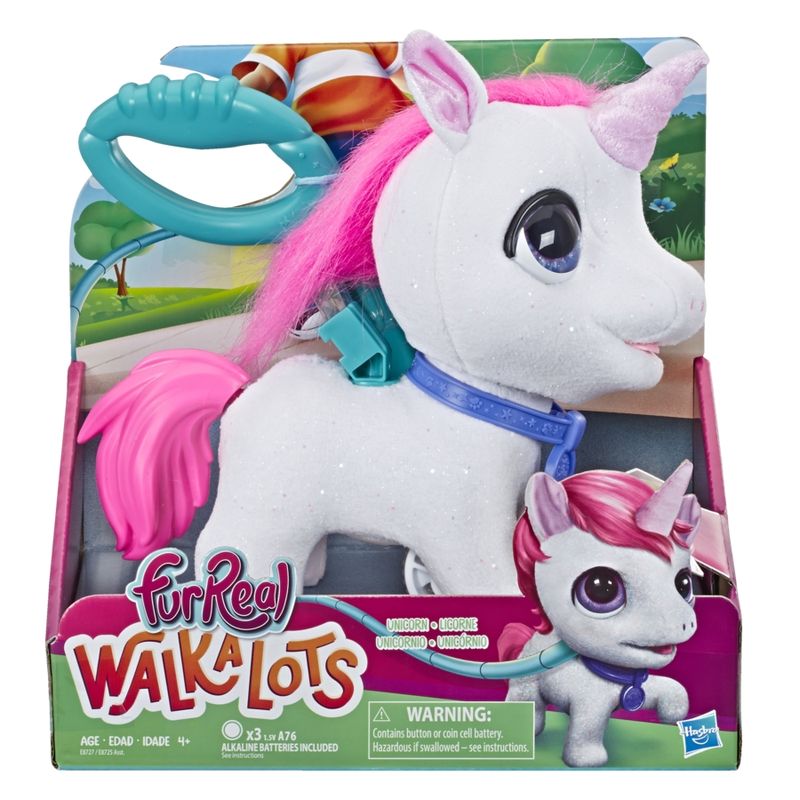 FURREAL FRIENDS - Peluche Furreal Friends Walkalots Big Wag Trend Pet Unicorn Interactivo
