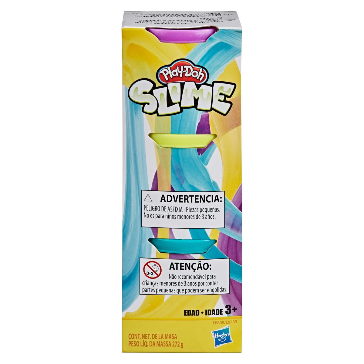 PLAY DOH - Masas Y Plastilina Play Doh Slime 3 Pack Amarillo Morado