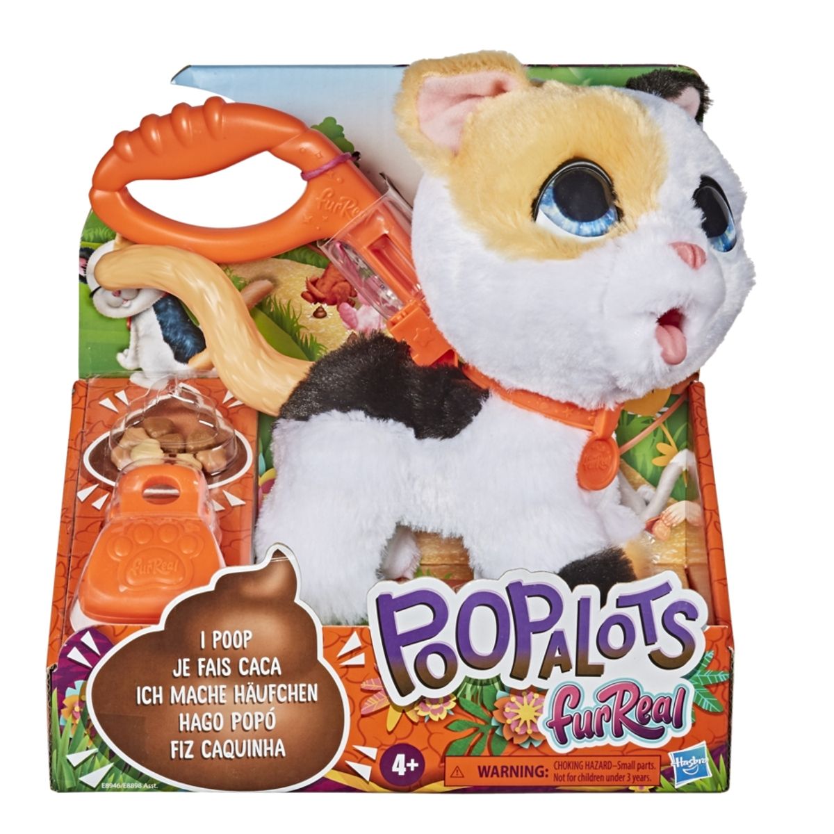 FURREAL FRIENDS - Peluche Furreal Friends Poopalots Big Wags Gato Interactivo