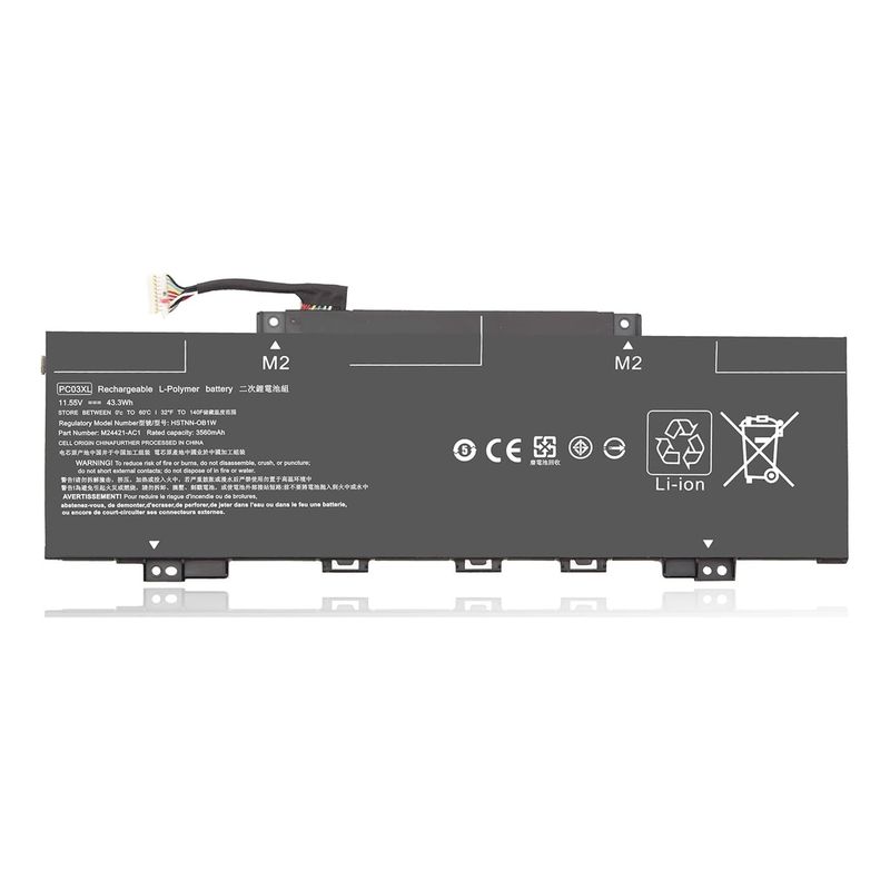 GENERICO - Bateria pc03xl Para Hp Pavilion X360 14 Dy Series Nueva