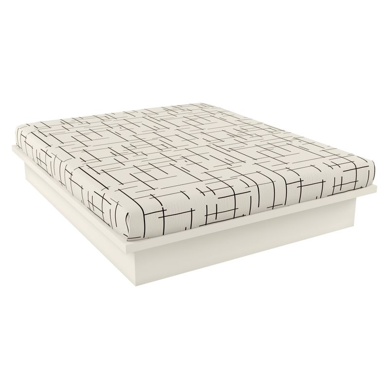 DECOCASA - Base Cama Off White Decocasa
