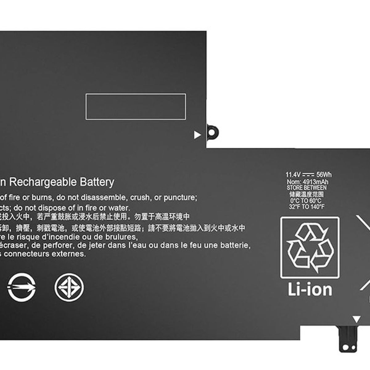 GENERICO - Bateria Pk03xl Para Hp Spectre 13 Pro X360 G1 G2 Series