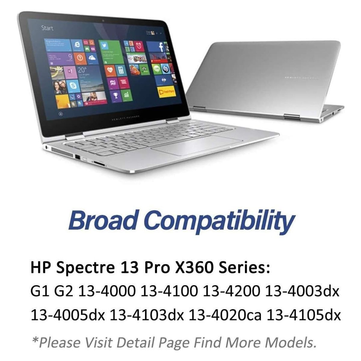 GENERICO - Bateria Pk03xl Para Hp Spectre 13 Pro X360 G1 G2 Series