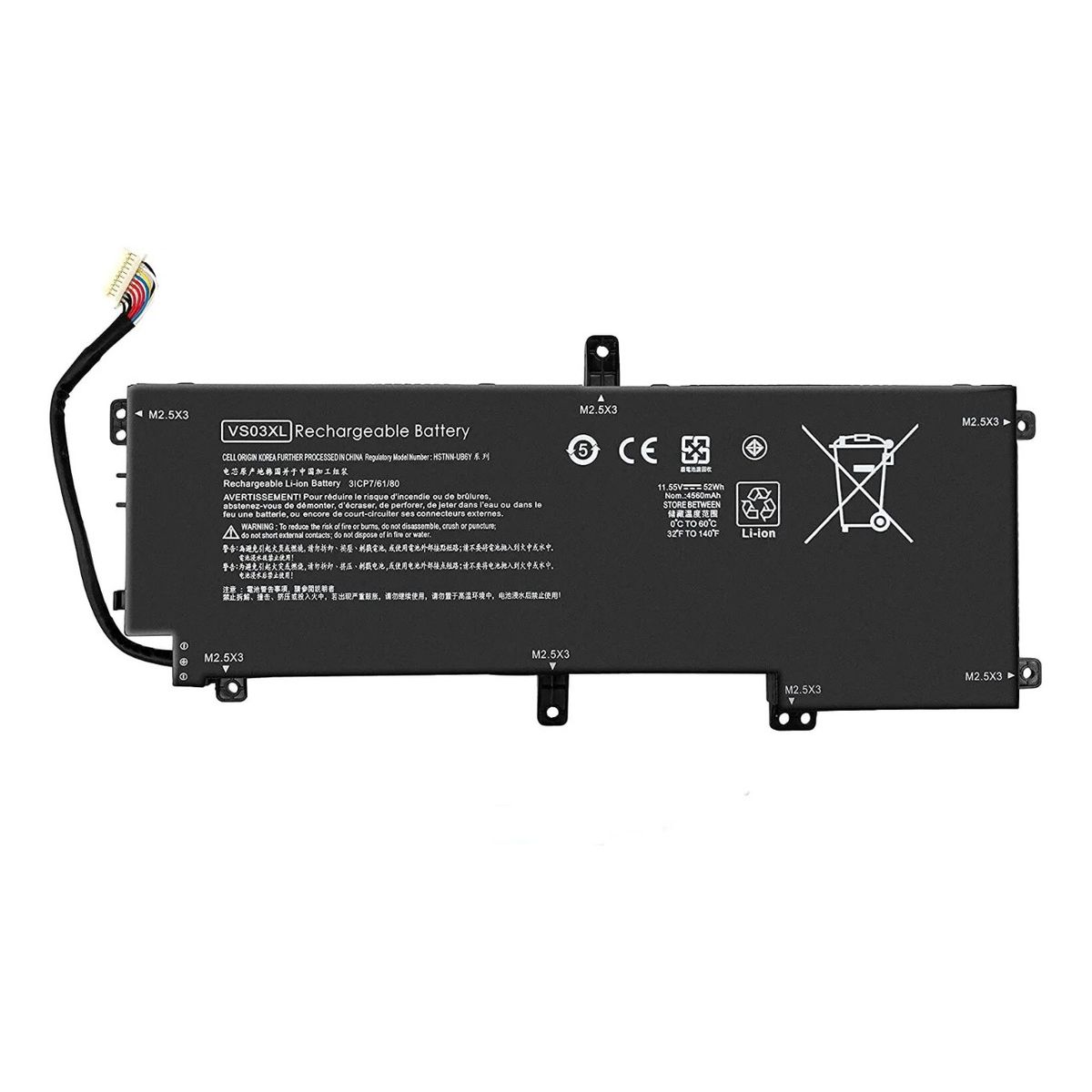 GENERICO - Bateria Para Vs03xl Hp Envy 15-as Series 15-as014tu Nueva
