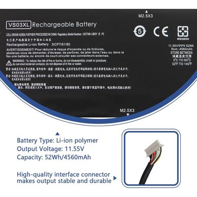 Imagen 2 del producto Bateria Para Vs03xl Hp Envy 15-as Series 15-as014tu Nueva