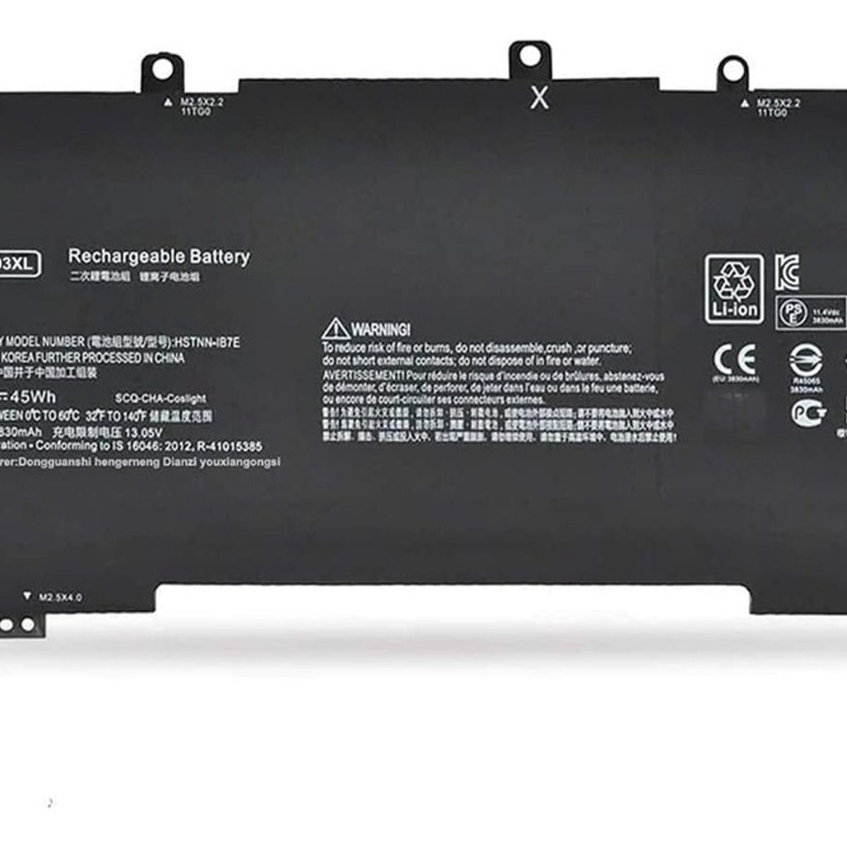 GENERICO - Batería vr03xl Para Hp Envy 13-d001la Series Nueva