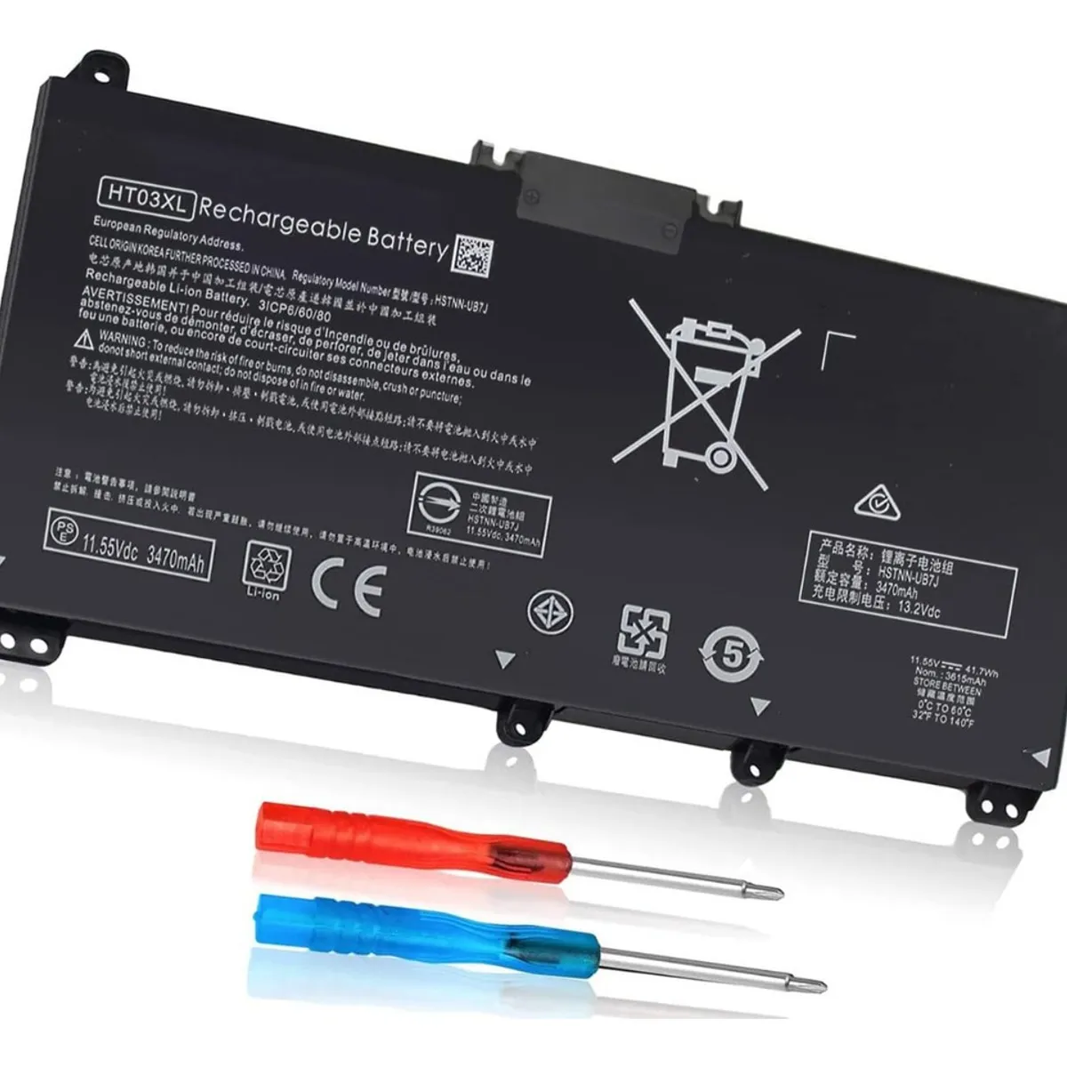 GENERICO - Bateria ht03xl Para Notebook Hp Pavilion 15-cw1004la Nueva