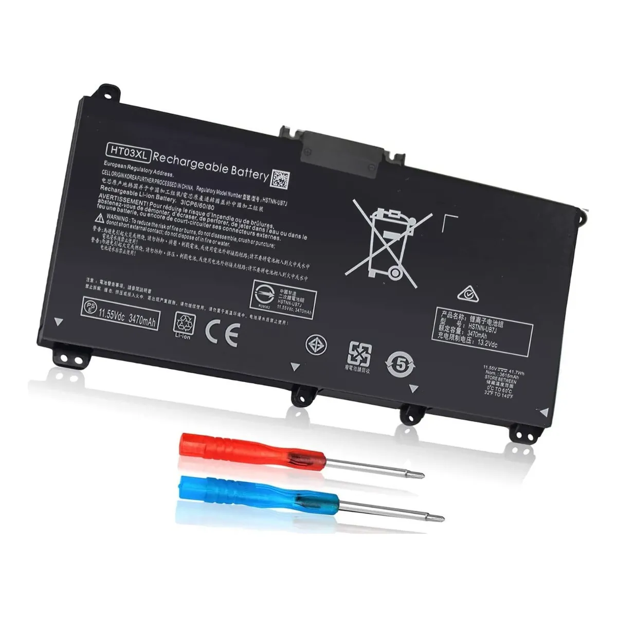 GENERICO - Bateria ht03xl Para Notebook Hp Pavilion 15-cw1004la Nueva