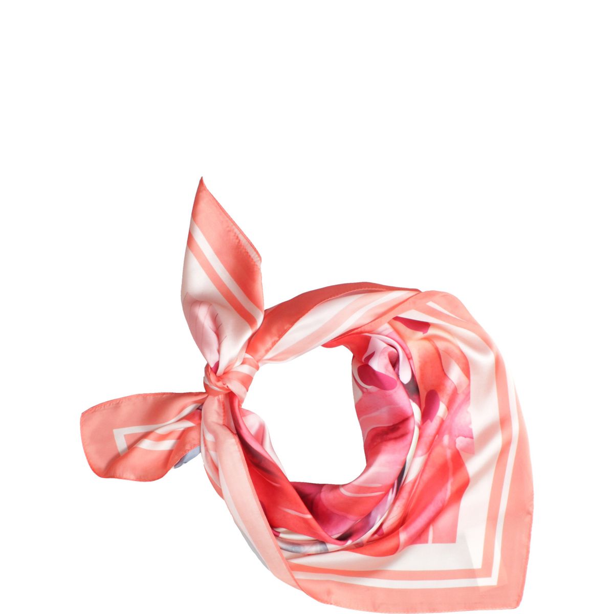 POLLINI - Pañuelo Mujer Print Rosado Pollini