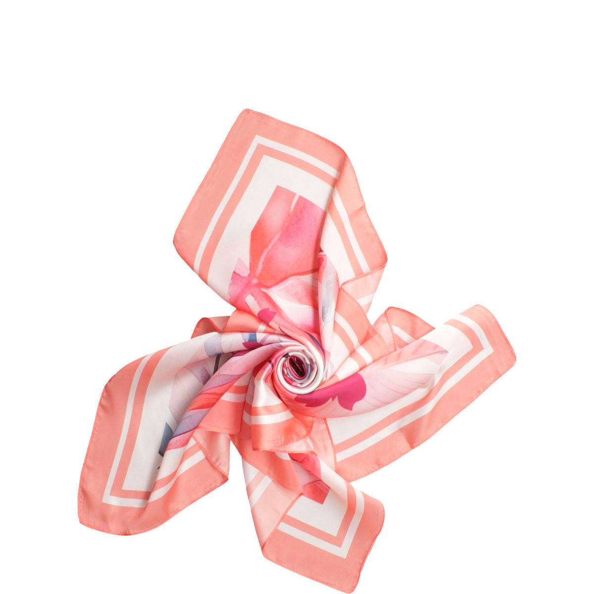 POLLINI - Pañuelo Mujer Print Rosado Pollini