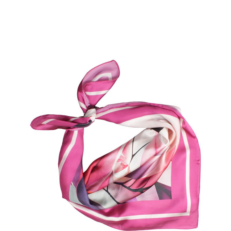 POLLINI - Pañuelo Mujer Print Morado Pollini