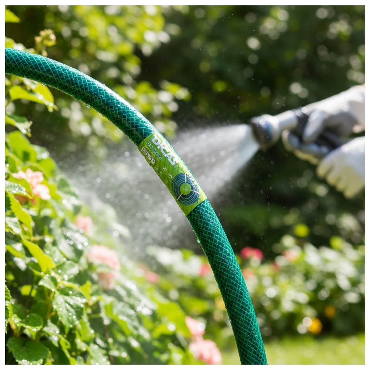 DICAS - Manguera Jardín Con Malla 3/4 Pulgada 100 Metros Dicas