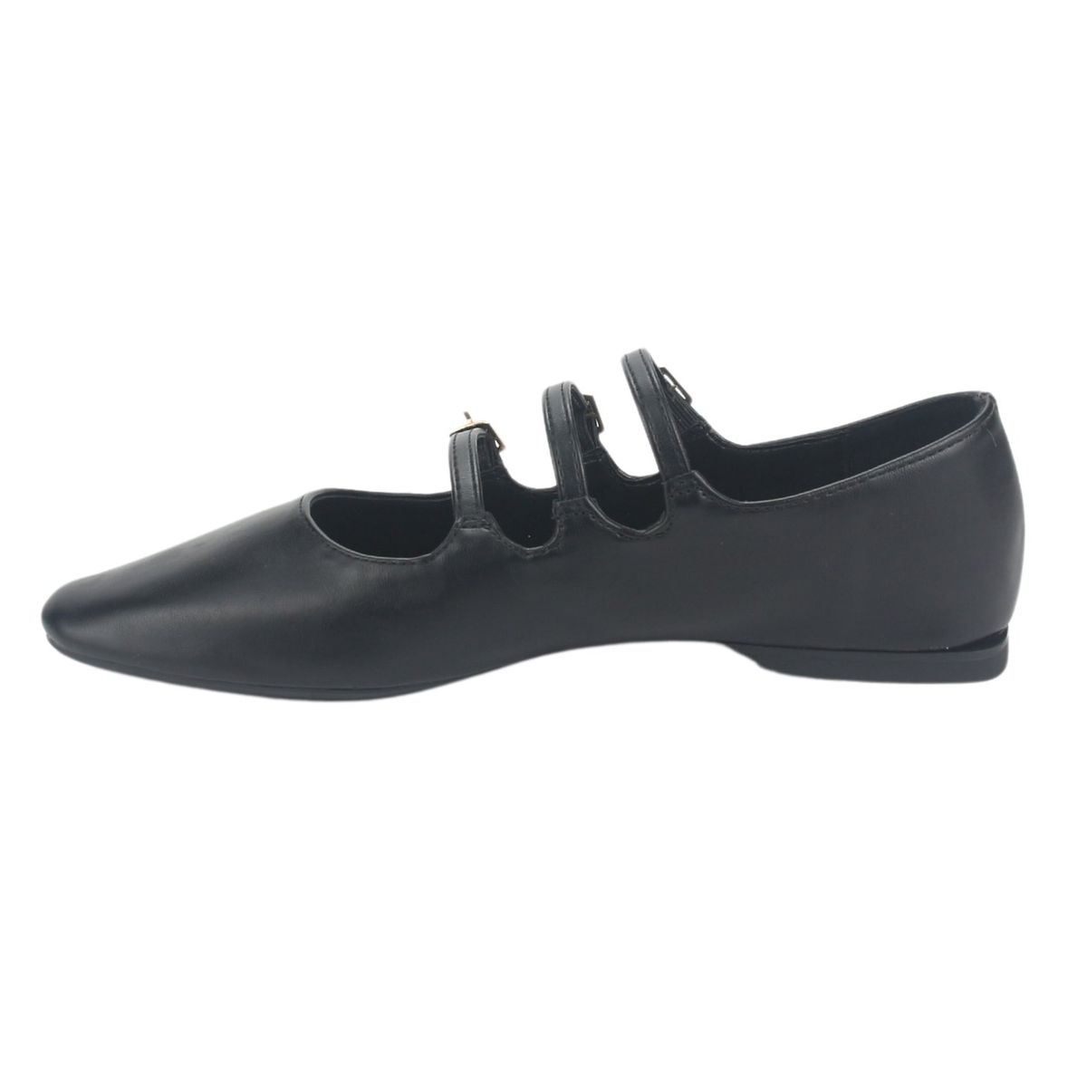 CHALADA - Ballerina Mujer Negro Plano Chalada Capo-3