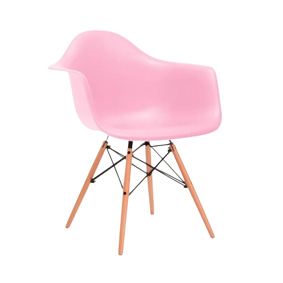 IMPORTCLICK - Silla Comedor Eames Hogar Butaca Estructura  Rosado