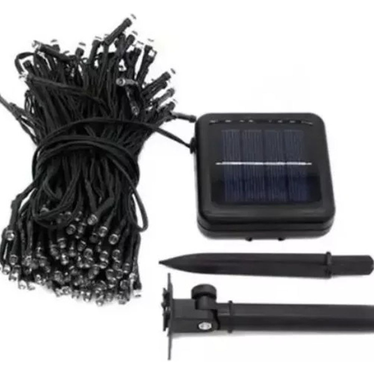 GENERICO - Pack X10 Luces Solares Navidad Guirnalda 10 Metros 100  calido