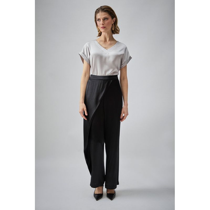 MA GRIFFE - Pantalon Coctail Negro Magriffe