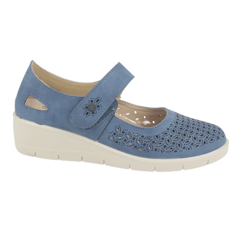 CHALADA - Zapato Mujer Azul Casual Chalada Cona-1