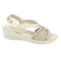 Sandalia Mujer Beige Casual Lupe-81