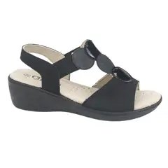 CHALADA - Sandalia Mujer Negro Casual Lupe-82