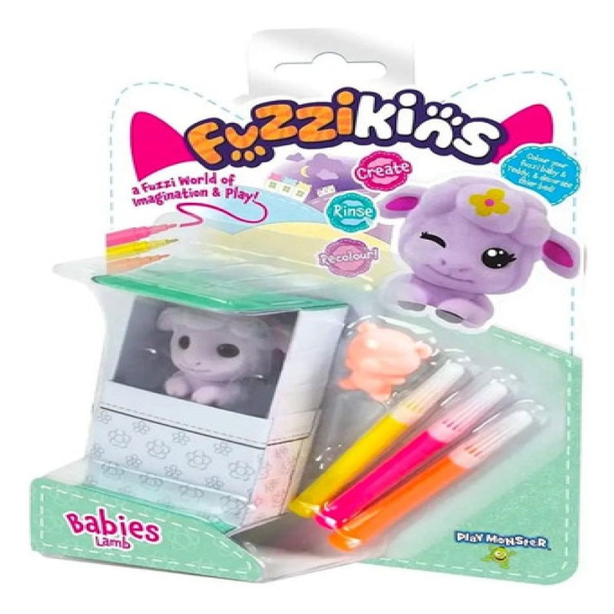 FUZZIKINS - Bebé Oveja Para Pintar Y Decorar