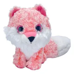 WOODY TOYS - Peluche De Apego Zorrito Rosa